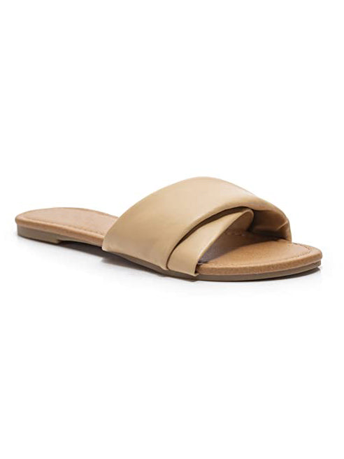 Soft Leather Flat Sandals