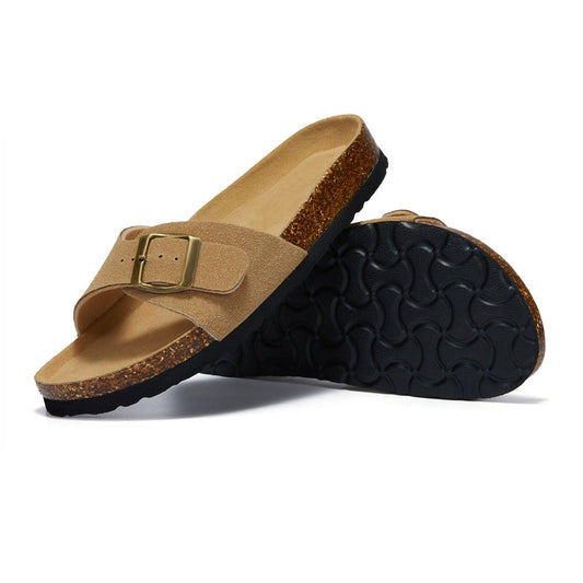 Single Strap Cork Sandals